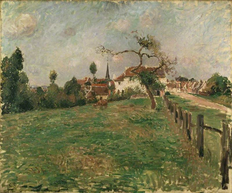 Il villaggio di Éragny, 1885 - Ashmolean Museum, Oxford